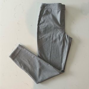 Worthington Black and White Gingham Pants, Size 4